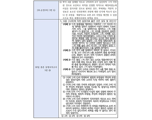 김중근 60일 총론 동형모의고사 5번 (ㅁ)